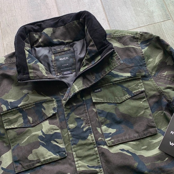 🔥🔥RVCA - EMBROIDERED FIELD CANVAS COAT🔥🔥 - Picture 8 of 10